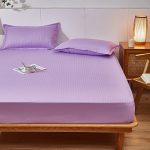 Простыня на резинке фиолетовая (4)