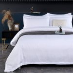 Белый комплект постельного белья из 4 предметов (6)