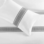 Комплект постельного белья из 4 предметов из тканого рисунка (7)