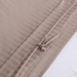 Комплект постельного белья из 4 предметов кофейного цвета (18)