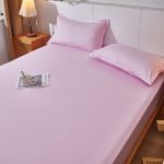 Простыня на резинке розовая (8)