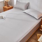 Простыня на резинке серая (6)