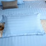 Синий комплект из сатиновой полосы (3)