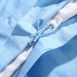 Синий комплект из сатиновой полосы (4)